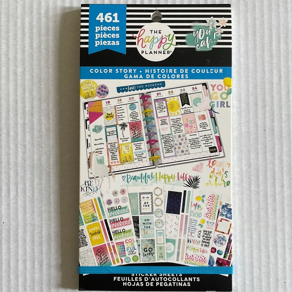 The Happy Planner Color Story Sticker Book